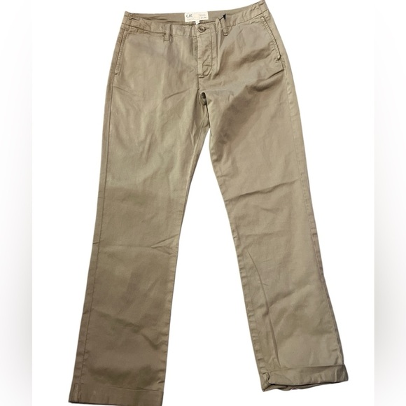 Current/Elliott The Captain Khaki Casual Trouser Pants Size 28 Nwt - Picture 11 of 16
